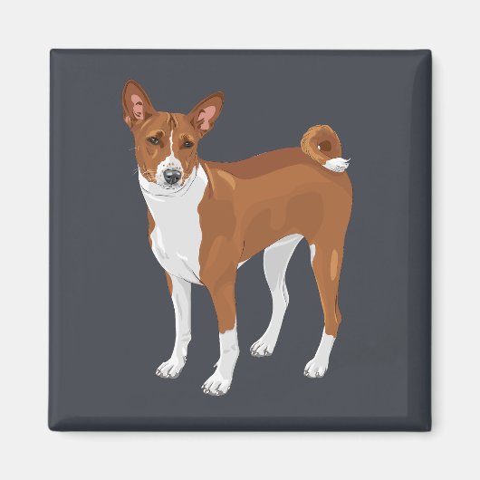 Basenji Magneet (Voorkant)