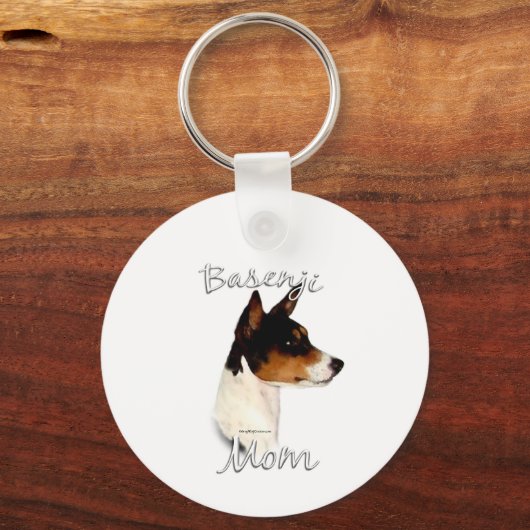 Basenji mam 2 sleutelhanger (Voorkant)