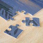 Basenji met kerstlichtjes vakantie legpuzzel (Zijkant)
