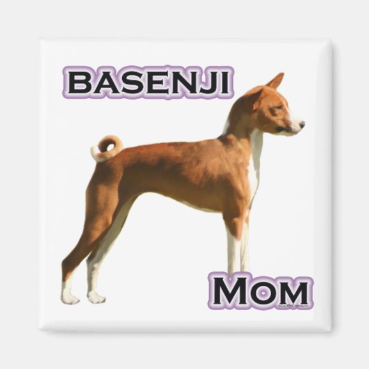 Basenji Moeder 4 - Magneet (Voorkant)