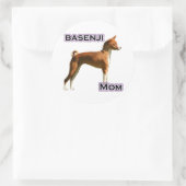 Basenji Moeder 4 - Sticker (Tas)
