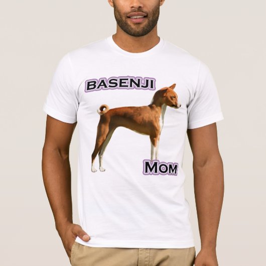 Basenji Moeder 4 T-shirt (Voorkant)
