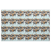 Basenji naadloze patroonstructuur stof (Yard (91,4 cm))