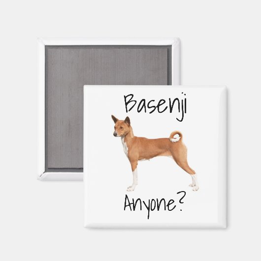 Basenji-Onderzetter Magneet (Voorkant / Achterkant)