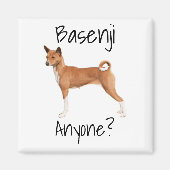 Basenji-Onderzetter Magneet (Voorkant)