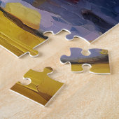 Basenji op het strand, zomercadeau voor hondenlief legpuzzel (Zijkant)