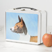 Basenji Painting - Cute Original Art (In situ)