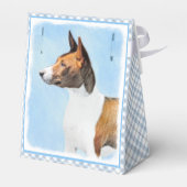 Basenji Painting - Cute Original Art Bedankdoosjes (Achterkant)