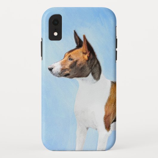 Basenji Painting - Cute Original Art Case-Mate iPhone Case (Achterkant)
