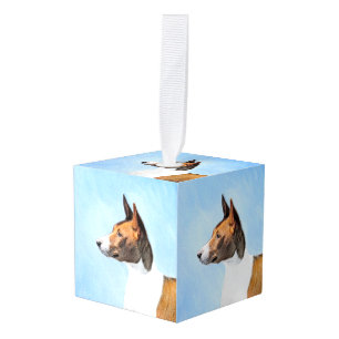 Basenji Painting - Cute Original Art Decoratie