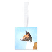 Basenji Painting - Cute Original Art Decoratie (Voorkant)