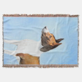 Basenji Painting - Cute Original Art Deken (Voorkant)