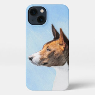 Basenji Painting - Cute Original Art iPhone 13 Hoesje