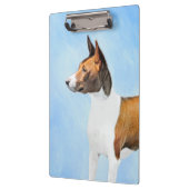 Basenji Painting - Cute Original Art Klembord (Links)