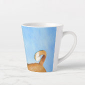Basenji Painting - Cute Original Art Latte Mok (Rechts)
