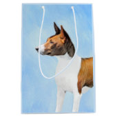 Basenji Painting - Cute Original Art Medium Cadeauzakje (Voorkant)
