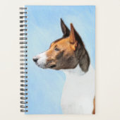 Basenji Painting - Cute Original Art Planner (Voorkant)