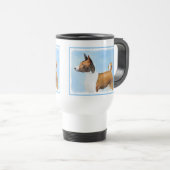 Basenji Painting - Cute Original Art Reisbeker (Voorkant rechts)
