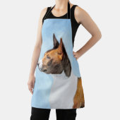 Basenji Painting - Cute Original Art Schort (Insitu)