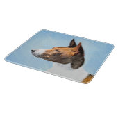 Basenji Painting - Cute Original Art Snijplank (Hoek)