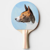 Basenji Painting - Cute Original Art Tafeltennisbatje (Achterkant)
