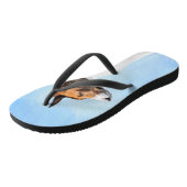 Basenji Painting - Cute Original Art Teenslippers (Schuin)