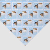 Basenji Painting - Cute Original Art Tissuepapier (Detail)