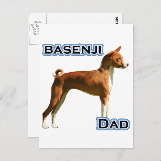 Basenji Pap 4 Briefkaart (Voorkant / Achterkant)