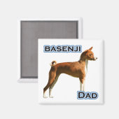 Basenji Pap 4 - Magneet (Voorkant / Achterkant)