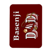Basenji-papa Magneet (Verticaal)
