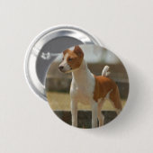 Basenji Pin Ronde Button 5,7 Cm (Voorkant /achterkant)