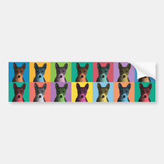 Basenji Pop-Art Bumpersticker