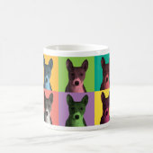 Basenji Pop-Art Coffee Cup Koffiemok (Center)