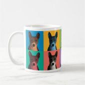 Basenji Pop-Art Coffee Cup Koffiemok (Links)