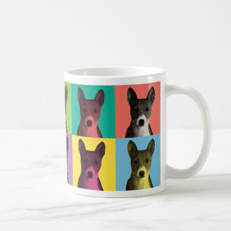 Basenji Pop-Art Coffee Cup Koffiemok