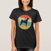Basenji  Retro Basenji Hondenliefhebber T-shirt (Voorkant)