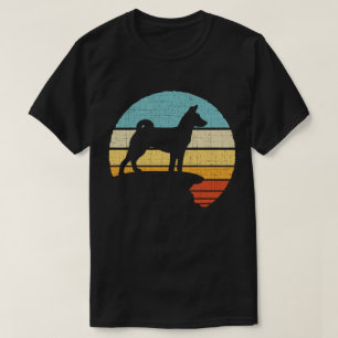 Basenji Retro Hondenpuppy Eigenaar Lover T-shirt