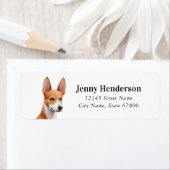 Basenji Return Address Label (Insitu)