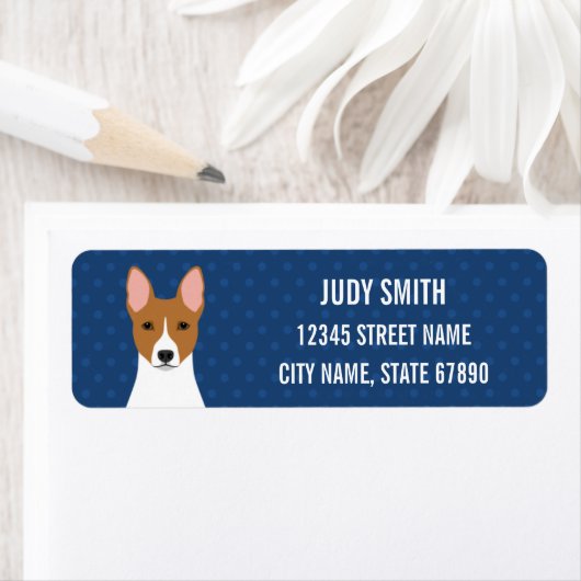 Basenji Return Address Label (Insitu)