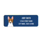 Basenji Return Address Label (Voorkant)