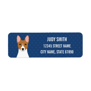 Basenji Return Address Label
