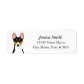 Basenji Return Address Labels (Voorkant)