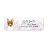 Basenji Return Address Labels (Voorkant)