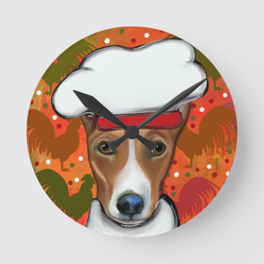 BASENJI RONDE KLOK (Voorkant)