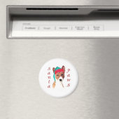 Basenji Santa Paws Magneet (Insitu (Vaatwasser))