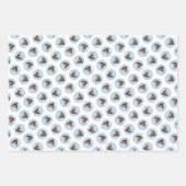 Basenji Schilderij Kastanje Red Brindle Schattigee Inpakpapier Vel (Voorkant 2)