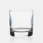 Basenji Schilderij - Mooie Originele Kunst Whisky Glas (Links)