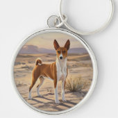 Basenji Sleutelhanger (Voorkant)
