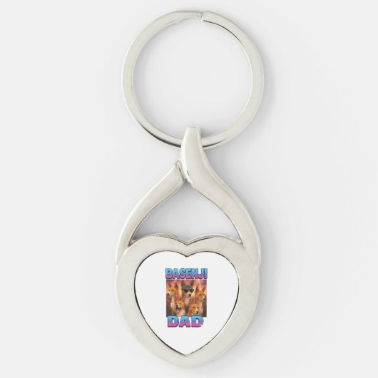 Basenji Sleutelhanger (Voorkant)