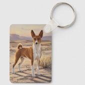 Basenji Sleutelhanger (Achterkant)